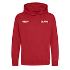 Xavi Logo Players Couture Kids Hoodie Red