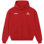 Xavi hoodie – red men's hoodie featuring the Xavi Players Couture logo