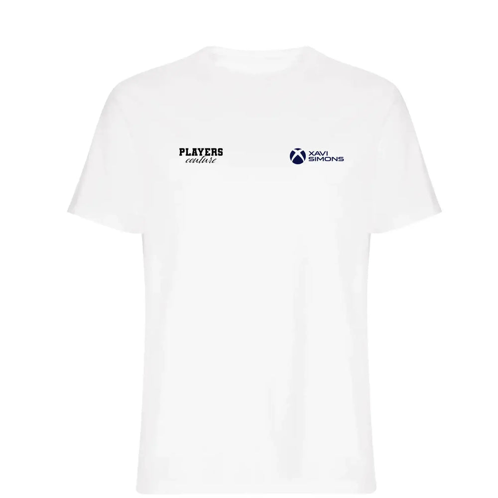 Xavi Simons Logo Players Couture Mens T-Shirt - White / S | Fashion Collection, Football, Men's, PSG, PSV Eindhoven, RB Leipzig, T-Shirts, Tottenham Hotspur, Volume 1