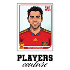 Xavi World Cup Sticker Kids T-Shirt – xavi white Players Couture design