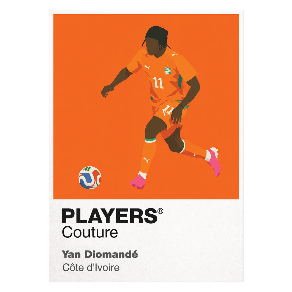 Yan Diomande RB Leipzig Icon Frame — White