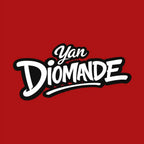 Yan Diomande Logo Men's T-Shirt – red close-up detail shot of the Yan Diomande Players Couture logo design