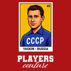 Lev Yashin World Cup Sticker Men's Hoodie – yaskin red Players Couture design