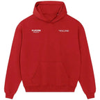 Yaya Toure hoodie – red men's hoodie featuring the Yaya Toure Players Couture logo