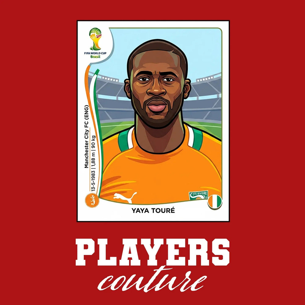 Yaya Toure World Cup Sticker Kids T-Shirt – yaya toure red Players Couture design