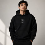 Ye name-print hoodie - black