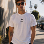 Ye Men's T-Shirt — lifestyle photo, White t-shirt
