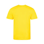 Essentials Collection t-shirt – yellow kids' t-shirt with black Essentials Collection letters and Players Couture logo on