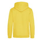 Essentials Collection hoodie – yellow kids' hoodie with black Essentials Collection letters and Players Couture logo on the