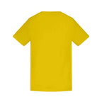 Essentials Collection t-shirt – yellow kids' t-shirt with black Essentials Collection letters and Players Couture logo on