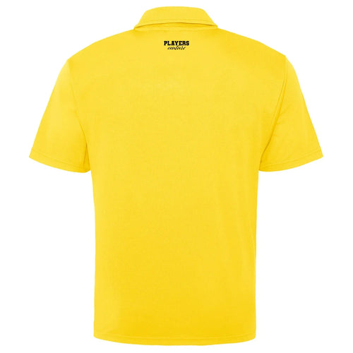 Essentials Collection Men's Cool Active Yellow Polo Shirt - Icon Design (View 2)