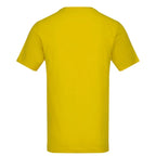 Essentials Collection t-shirt – yellow men's t-shirt with black Essentials Collection letters and Players Couture logo on