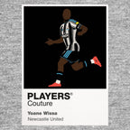 Yoane Wissa Newcastle United Men's Hoodie - Grey