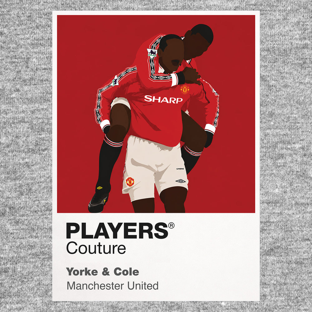Yorke & Cole Manchester United Icon Frame - Icon Design (View 9)
