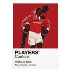 Yorke & Cole Manchester United Icon Frame - Icon Design