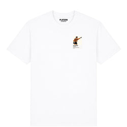 Yoshikatsu Kawaguchi Japan Icon Frame Men's T-Shirt in White