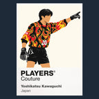 Yoshikatsu Kawaguchi Japan Icon Frame artwork in navy