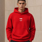 You name-print hoodie - red