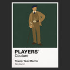 Young Tom Morris Golf Icon Frame Men's Polo Shirt
