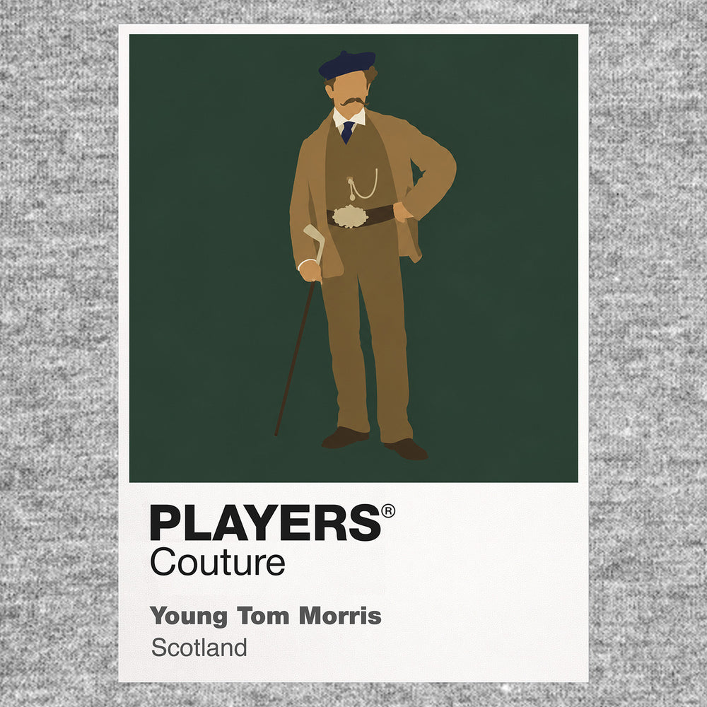 Young Tom Morris Golf Icon Frame Men's T-Shirt