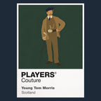 Young Tom Morris Golf Icon Frame Men's T-Shirt