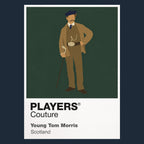 Young Tom Morris Golf Icon Frame Men's Polo Shirt