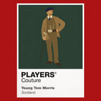 Young Tom Morris Golf Icon Frame Men's Polo Shirt