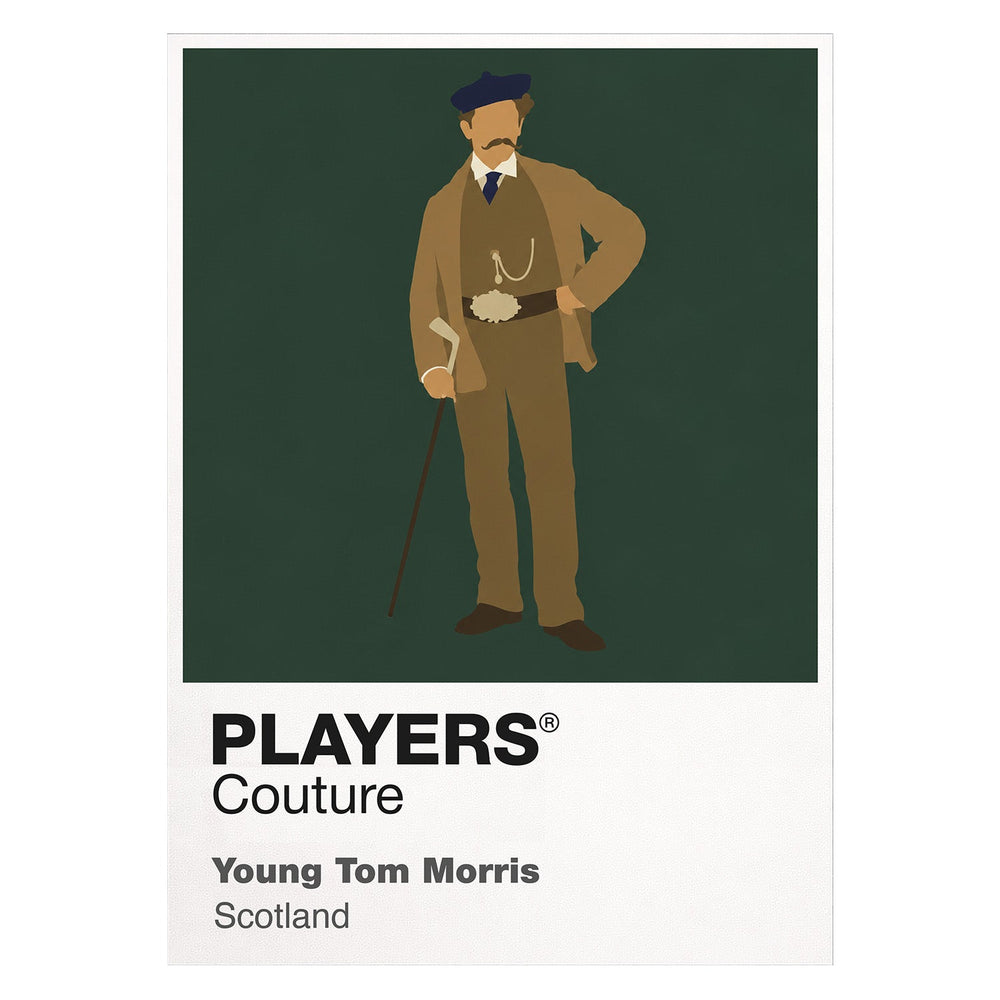 Young Tom Morris Golf Icon Frame Men's Polo Shirt