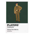 Young Tom Morris Golf Icon Frame Men's Polo Shirt