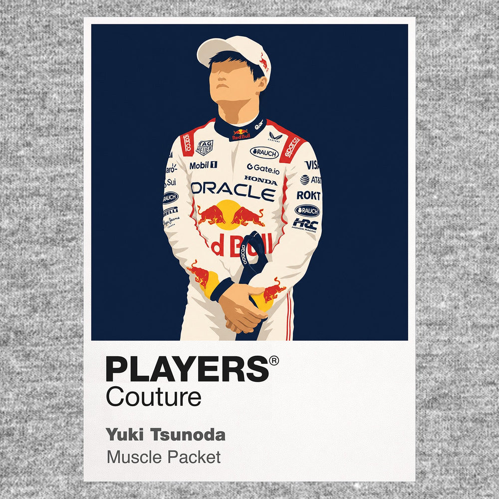 Yuki Tsunoda Formula 1 T-shirt – grey view