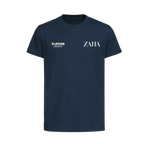 Zaha t-shirt – navy kids' t-shirt featuring the Zaha Players Couture logo