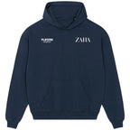 Zaha Logo Players Couture Men's Casual Hoodie Navy