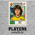 Zico World Cup Sticker Men's Hoodie – zico grey Players Couture design