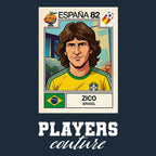 Zico World Cup Sticker Kids T-Shirt – zico navy Players Couture design
