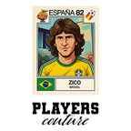 Zico World Cup Sticker Kids T-Shirt – zico white Players Couture design