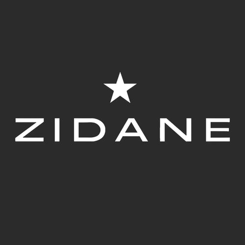 Zinedine Zidane Logo Kids Hoodie – black close-up detail shot of the Zinedine Zidane Players Couture logo design