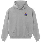 Zinedine Zidane hoodie – grey men's hoodie featuring the Zinedine Zidane Players Couture logo