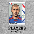 Zinedine Zidane World Cup Sticker Kids T-Shirt – zinedine zidane 2006 grey Players Couture design