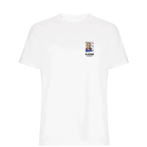 Zinedine Zidane World Cup t-shirt – white men's t-shirt featuring the Zinedine Zidane World Cup Players Couture logo