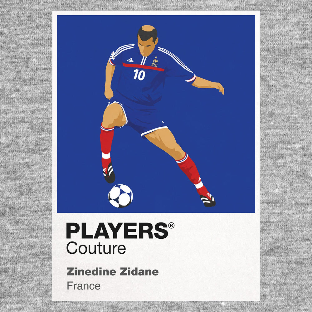 Zinedine Zidane Players Couture Frame Gray