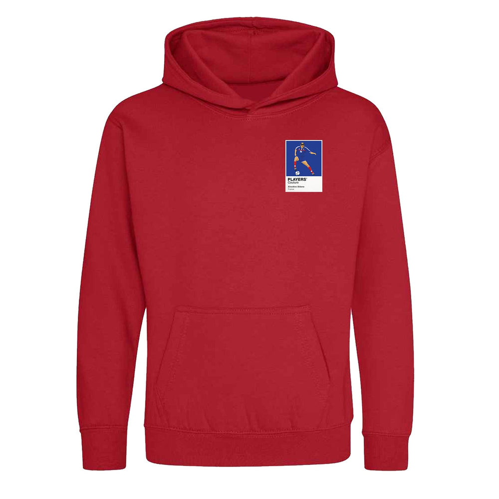 Zinedine Zidane Players Couture Kids Red Hoodie