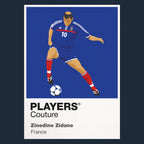 Zinedine Zidane Players Couture Frame Navy