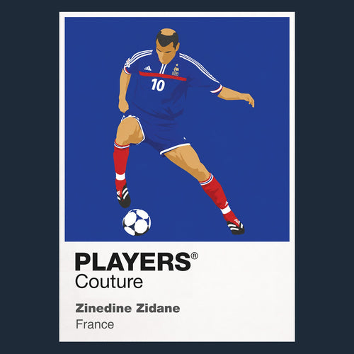 Zinedine Zidane Players Couture Frame Navy