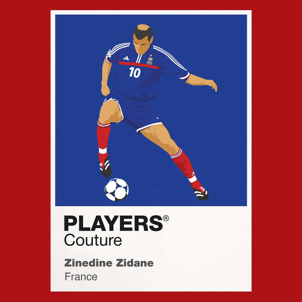 Zinedine Zidane Players Couture Frame Red