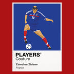 Zinedine Zidane Players Couture Frame Red