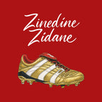 Zinedine Zidane Boot Logo Players Couture Men's Casual Hoodie
