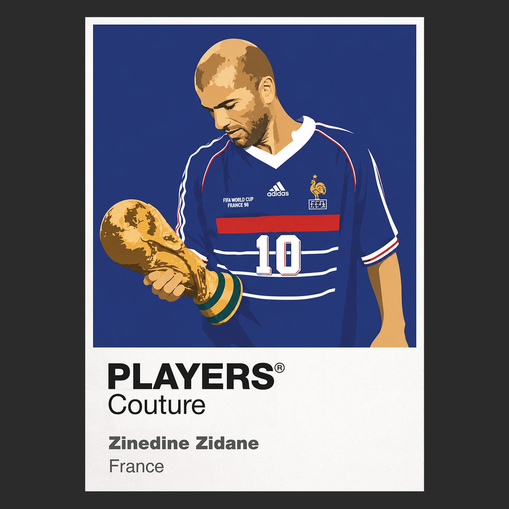 Zinedine Zidane Players Couture Frame Black