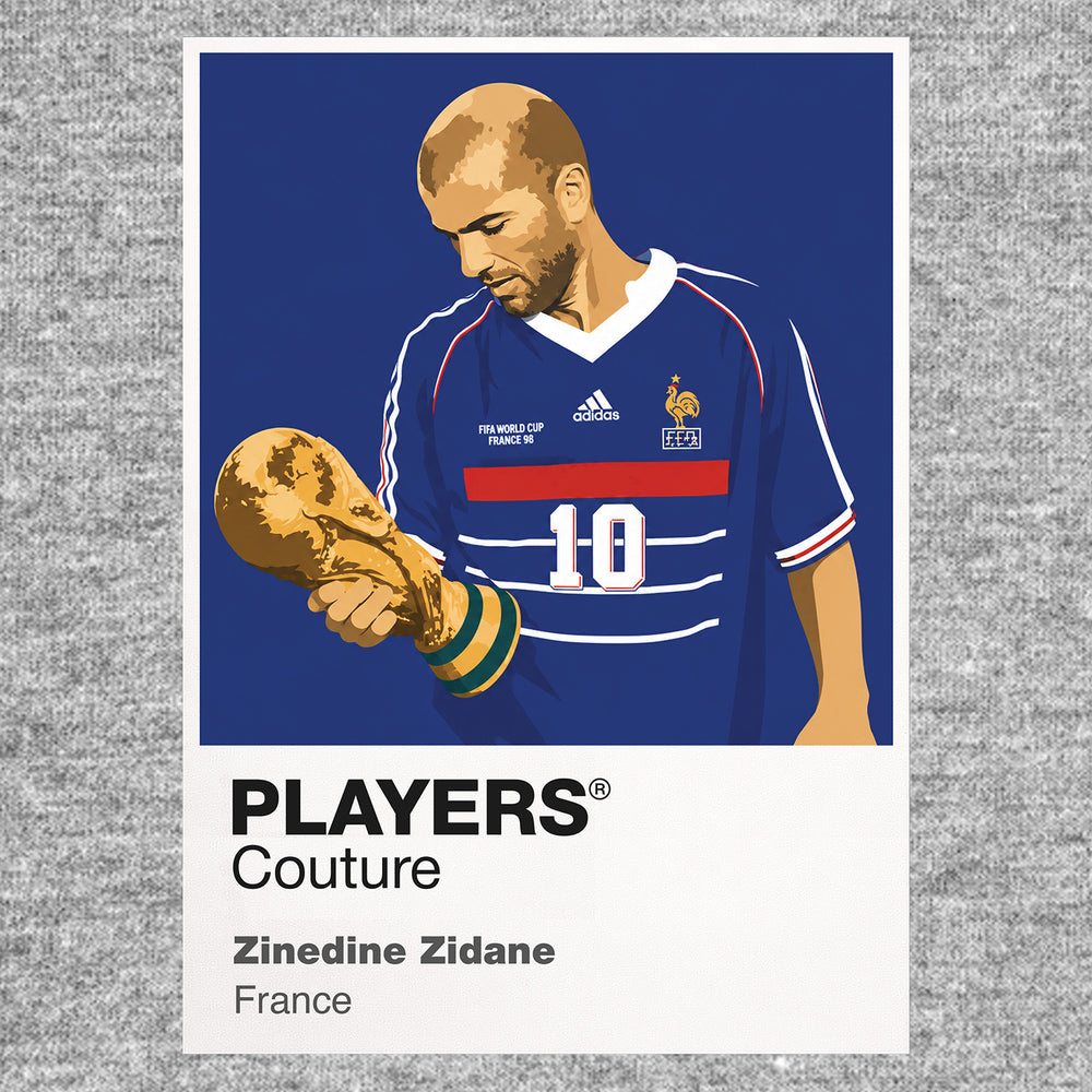 Zinedine Zidane Players Couture Frame Gray
