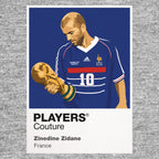 Zinedine Zidane Players Couture Frame Gray