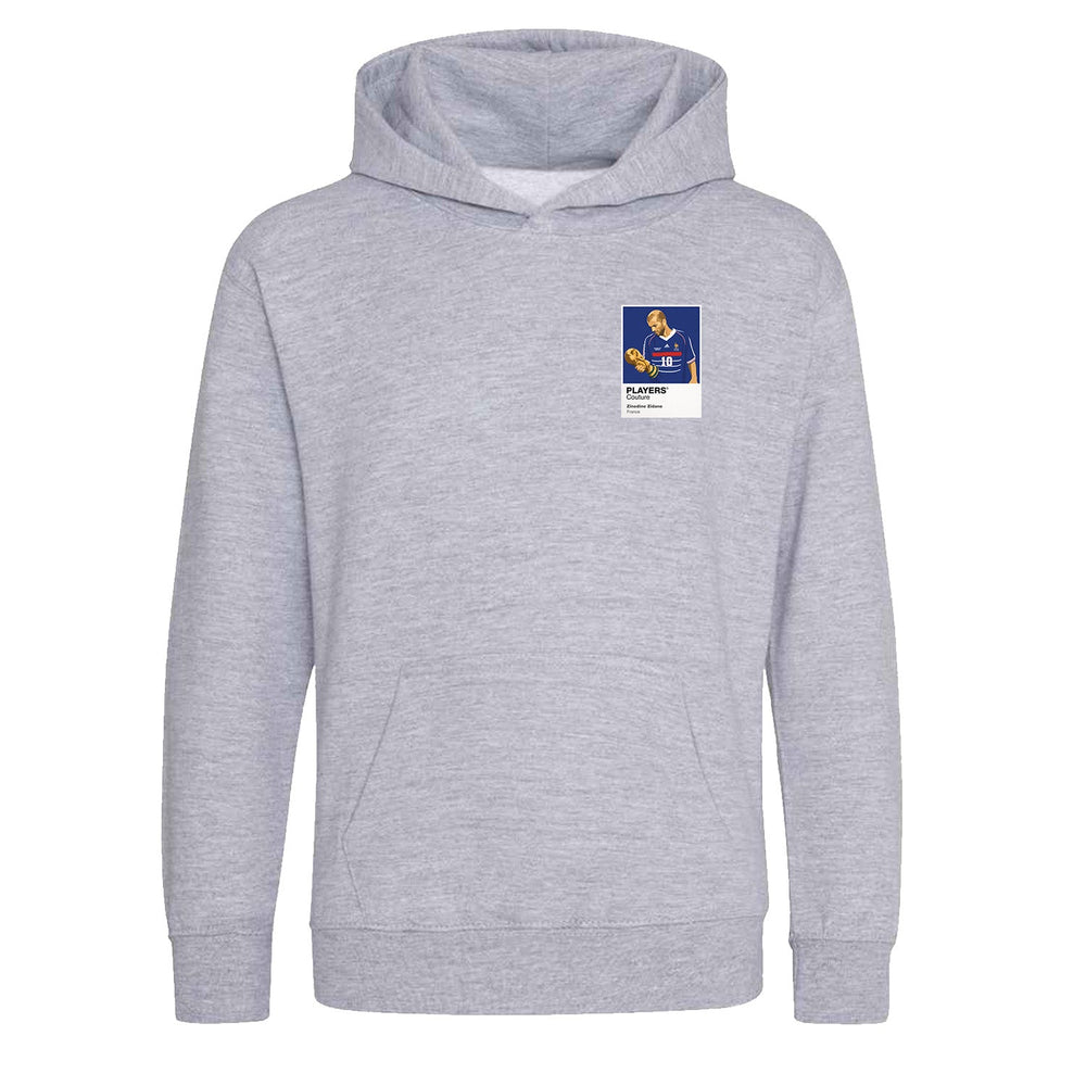 Zinedine Zidane Players Couture Kids Gray Hoodie